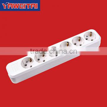 romania europe extension socket 6 gang /ABS and Copper