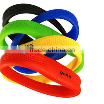Cheap Silicone Flash Drive USB Bracelet with Free Sample