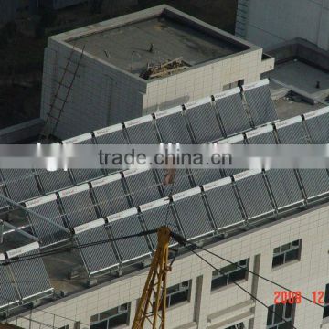 All-glass heat pipe pressurized solar collector for solar water heating