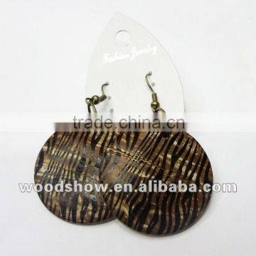 Fashion Coconut Shell Earring Wooden Earring