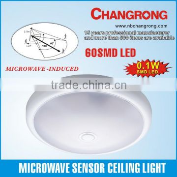 good quality 60 SMD led Automatic pir sensor ceiling lamp