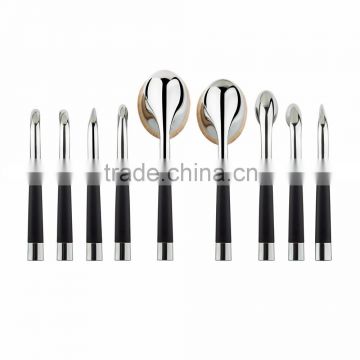 Soft synthetic hair special handle 9 pieces make up brush set