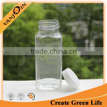 Wholesale 8 oz French Square Bottles With Lids