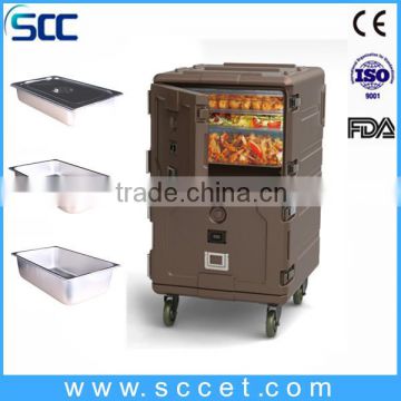 HOT SALE!!! 300L thermal food containers, thermal food cart, thermal food box