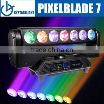 New Arrival 7X12W RGBW Powerful Pixelblade Moving Bar Light