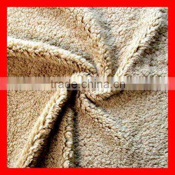 100% Polyester Sherpa Fleece Fabric