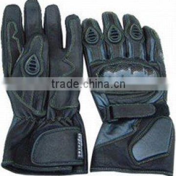 DL-1485 Leather Motorbike Racing Gloves,womens leather riding gloves