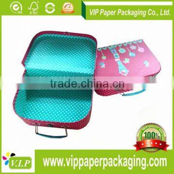 NEW STYLE SUITCASE PAPER GIFT BOX WITH HANDLE