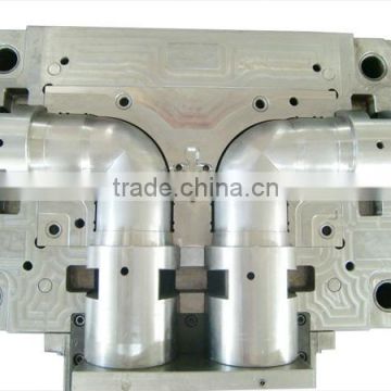 Plastic 90 Degree Elbow Pipe Fitting Injection Mould/Collapsible Core