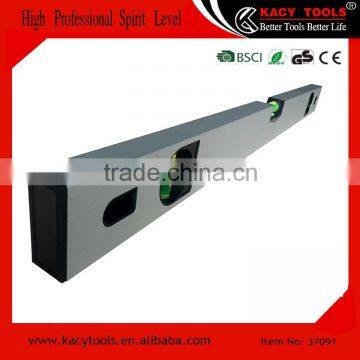 aluminum spirit level with magnetic strip