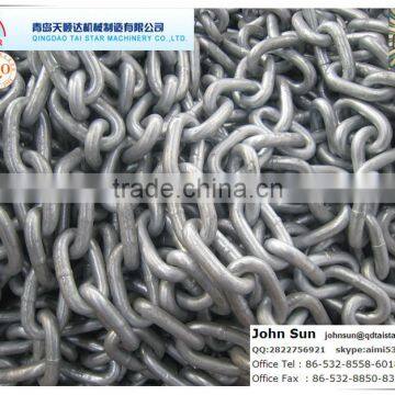 High quality U1 hot dip galvanized open link anchor chain for marine