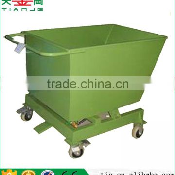 TJG high quality Warehouse Cold Rolling Steel Trolley Cart discharge