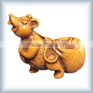 2015 new,Chinese zodiac ,toy mouse,golden wooden animals,model material,,scale architectural wooden models