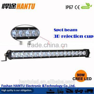 truck led work lamps double rows led offroad bumper light bar grille working light shockproof