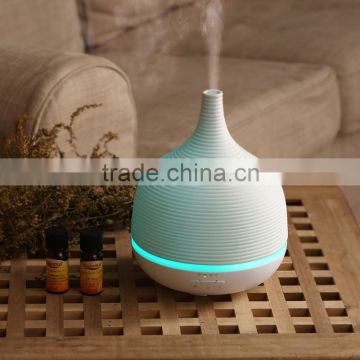 Newest 500ml Translucent Porcelain aroma humidifier with timer, ceramic ultrasonic essential oil diffuser,home aroma diffuser