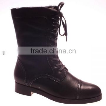 Trendy rubber boots for women with lace in guangzhou