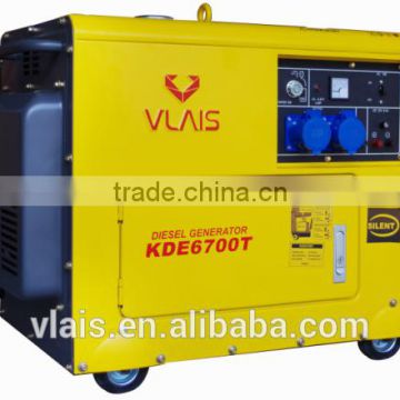 Single phase 5kW Small air-cooled slient diesel generator set price