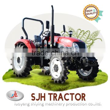 China SJH 80HP 4wd diesel tractor with all kinds of implements