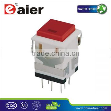 KD2-22 ON-(ON) square LED push button switch