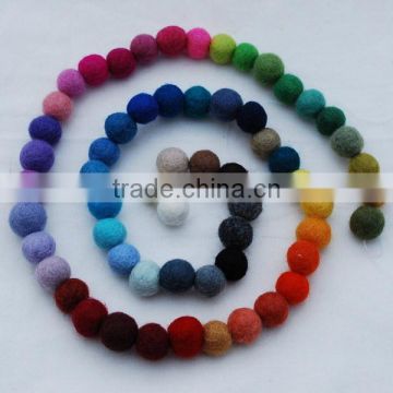 eco friendly new products promotional gift wholesale ornaments felt soft fabric ball on alibaba express