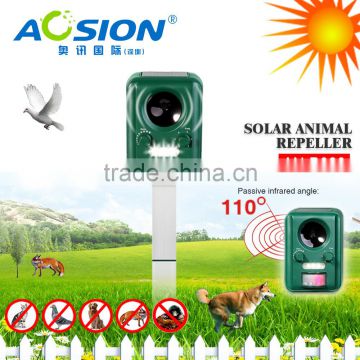 Aosion Shenzhen Effective Range 625 sq.meters Ultrasonic Foxes Repeller AN-B030
