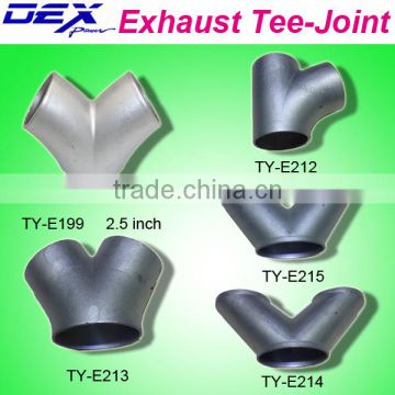 car parts universal exhaust tee joint
