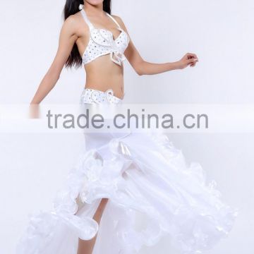 Yifusha ladies white belly dance dress AS6051-AQ6051-Q5021