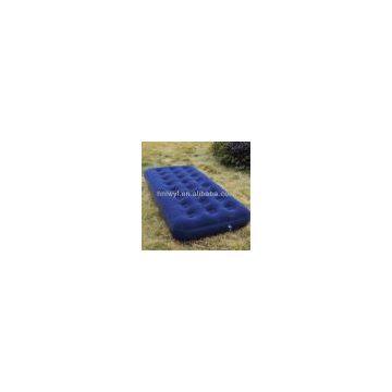 hot selling inflatable flocked air mattress indoor and outdoor