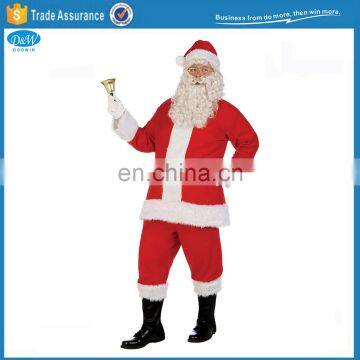 Father Christmas Suit Santa Claus 5pcs Set