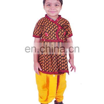 Black Rajasthani Boys Dhoti Angrakha Set, Age: 2.5-3 Years at Rs 250/piece  in Jaipur