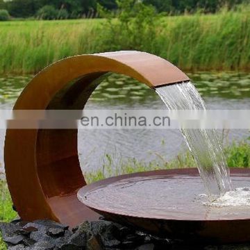 Corten Steel Water Features Landscape Waterfall
