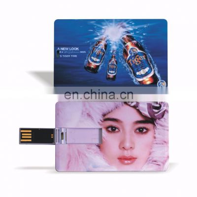 OEM Plastic Card USB Credit Card With Custom Logo 512mb 1gb 2gb 4gb 8gb 16gb 256gb