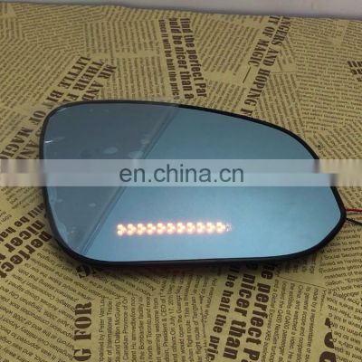 Panoramic rear view blue mirror glass Led turn signal Heating blind spot monitor for DS DS4S,2pcs