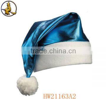 2014 Popular Blue Shining Dancing Christmas Hat