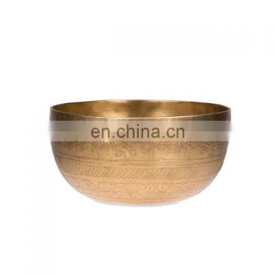 large bronze metal bowl
