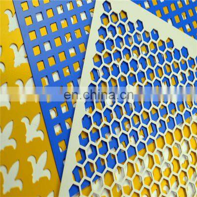 decorative perforated fencing metal cutting perforated metal