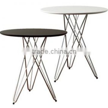 MDF top Living room coffee table wire leg table