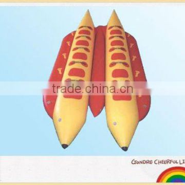 PVC/Hyplon matrial leisure banana Inflatable boat