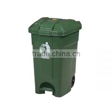 70L waste bin with pedal indoor dustbin with wheels