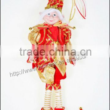 custom High 14'',16'',18''24'',28'',36'' elf Type and Plush Material plush elf toy christmas new year decoration