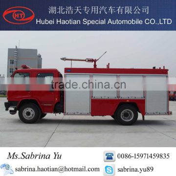 Water sprayer fire engine truck with water cannon water tank