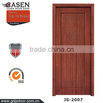 Chinese style single swing mahogany solid inter wood doors