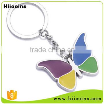 Promotional Butterfly Metal Keychain