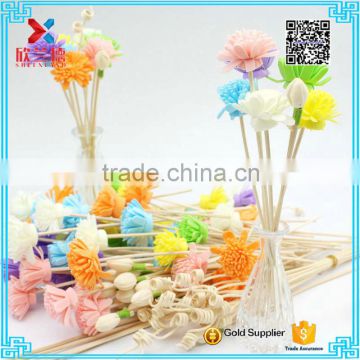 2016 New year gift different color and type sola flower aroma reed diffuser for air freshener