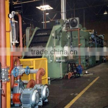 Mesh belt quenching and tempering furnace with protective atmosphere