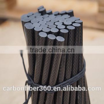 Factory directly sell rc place carbon fiber rod,pultrusion carbon fiber rod,solid carbon fiber rod