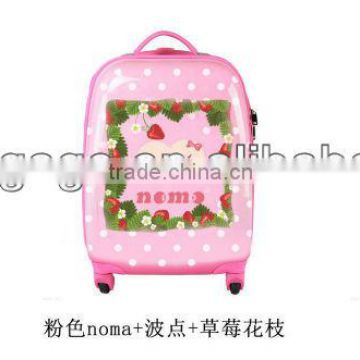 Cute shiny Shell Luggage for baby Travel Luggage