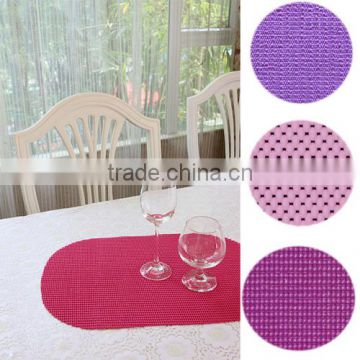 mutifunctional eco friendly round plastic placemat