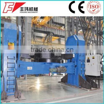 10T double columns tilting welding positioner in use