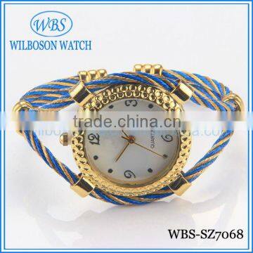 Hot sell colorful lady bangle jewelry watches made in China